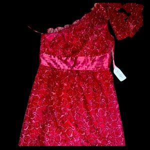 Beautiful Jessica Simpson one shoulder dress